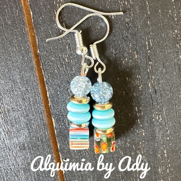 Alquimia Multicolor Beaded Earrings - Picture 1 of 1
